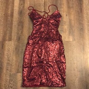 NWT Fashion Nova (Fall to the Rhythm sequin dress)
